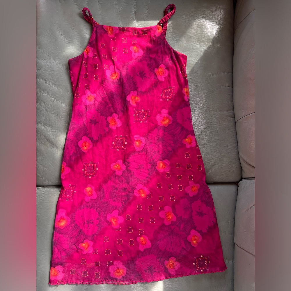 Y2K floral mini dress